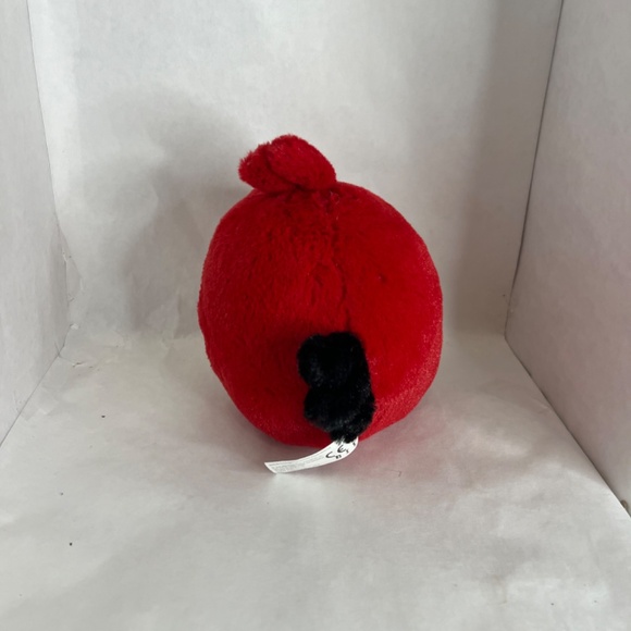 Angry Birds Red Bird Plush Stuffed Animal Doll w/Tush Tag 2010 Commonwealth toy - Picture 3 of 5